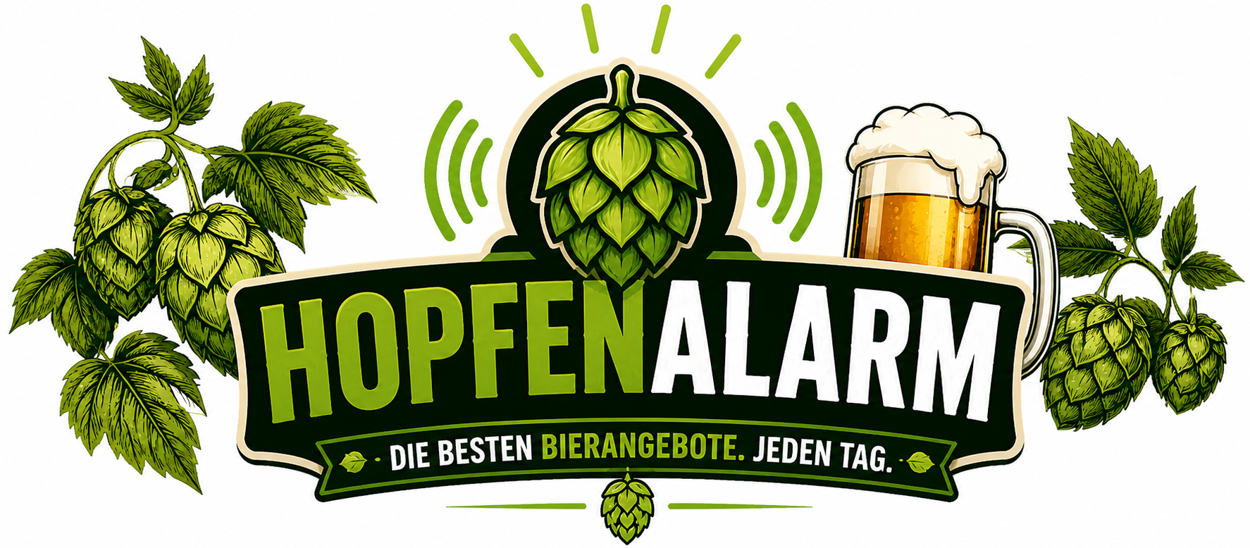 Hopfenalarm — die besten Bierangebote. Jeden Tag.